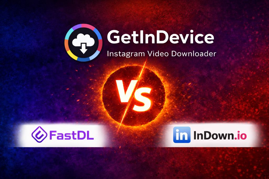 Best Instagram Video Downloader - GetInDevice vs FastDL vs InDo