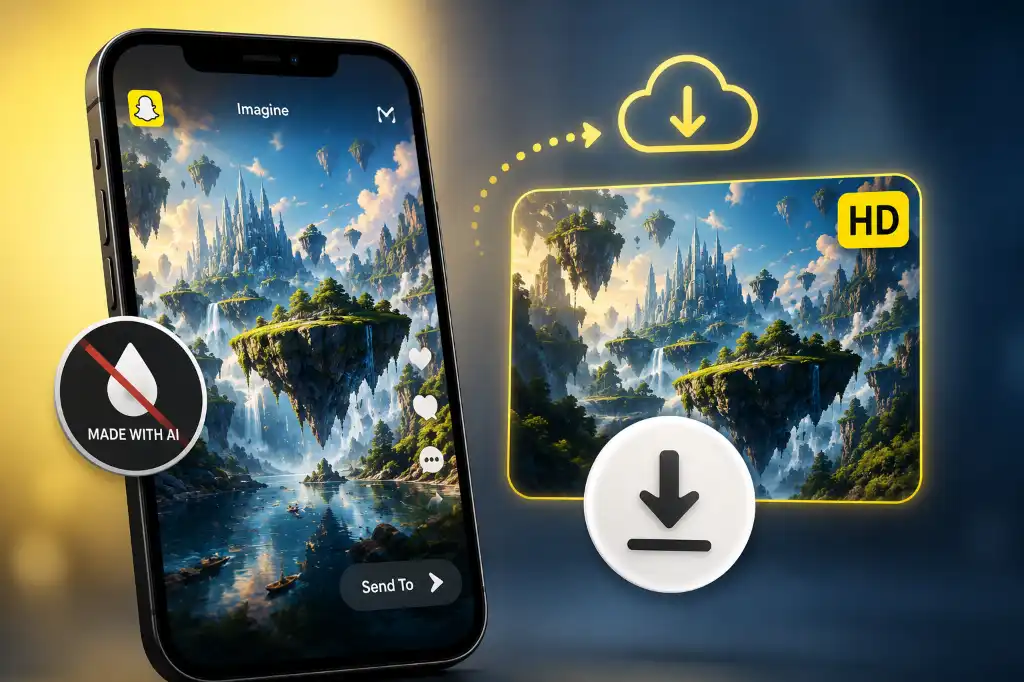 How to Download Snapchat Imagine AI Lens Videos in HD