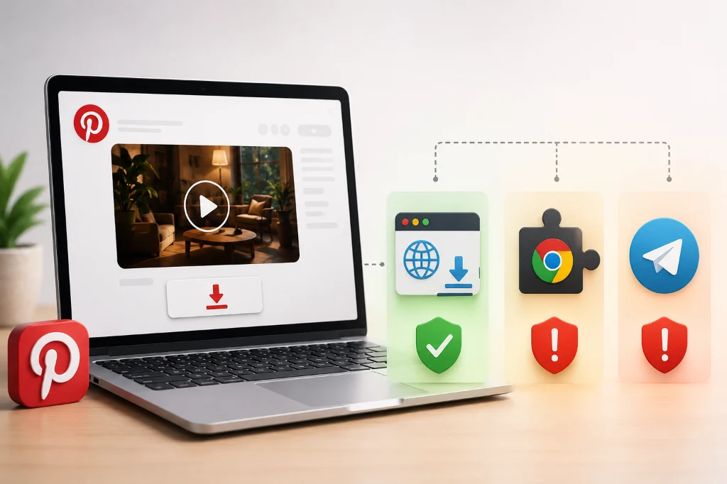 Online Downloader vs Extensions vs Telegram Bots: Safety