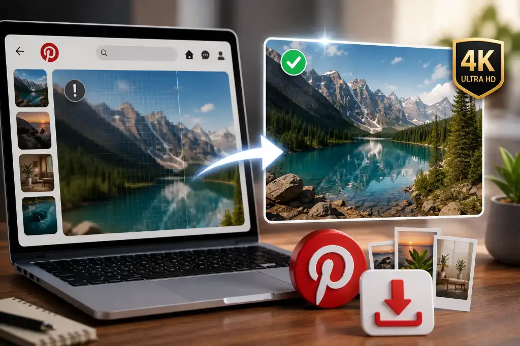 How to Download 4K/Uncompressed Images from Pinterest