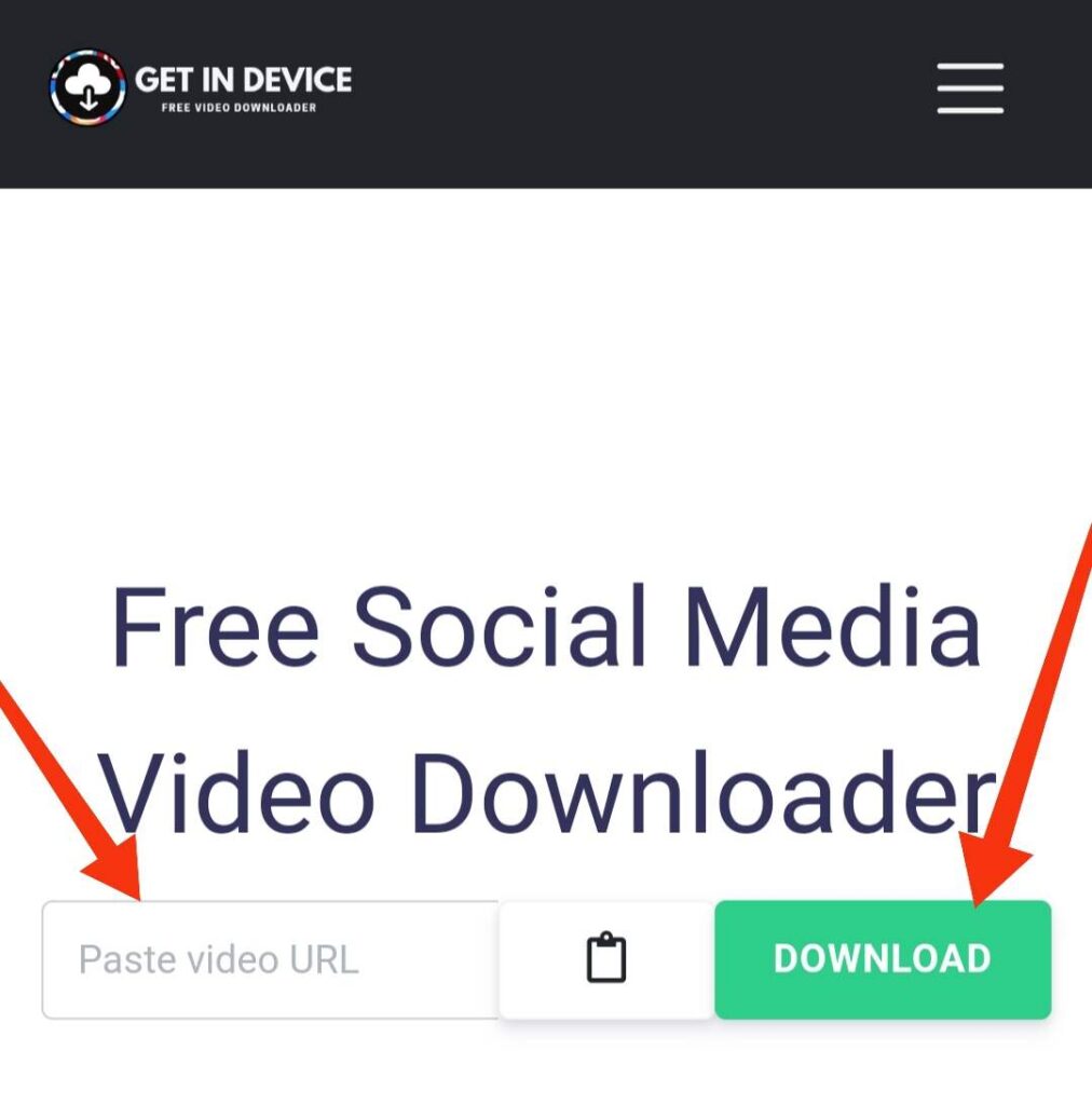 Social media video downloader